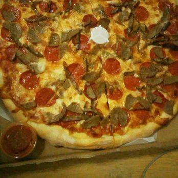 Lucky Pizza - Meat lovers pizza - Pizza Near Me - Long Island City, New York Lucky Pizza - Meat lovers pizza - Pizza Near Me - Long Island City, New York