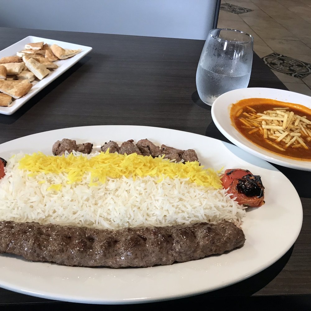 Flames Mediterranean Restaurant - Beef soltani and a side of gheymeh. - Mediterranean Near Me - Shreveport, Louisiana Flames Mediterranean Restaurant - Beef soltani and a side of gheymeh. - Mediterranean Near Me - Shreveport, Louisiana