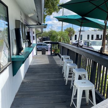 Good Thyme - Shaded porch seating. - New American Near Me - Lakeland, Florida