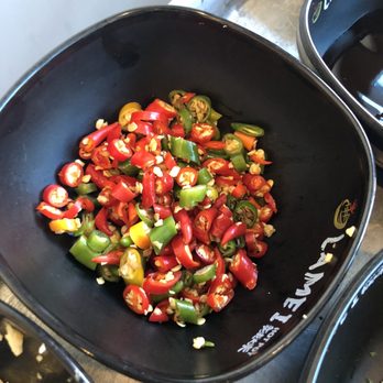 LaMei Hot Pot - Ask for diced red chili - Chinese Near Me - Brookline, Massachusetts