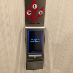 Get used to seeing this - elevator was down multiple times when I needed to use it over the past few months Get used to seeing this - elevator was down multiple times when I needed to use it over the past few months