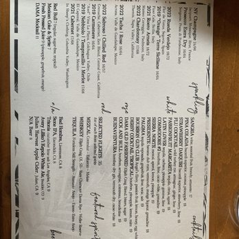 DAMA - Menu March 2024 - Latin American Near Me - Los Angeles, California DAMA - Menu March 2024 - Latin American Near Me - Los Angeles, California
