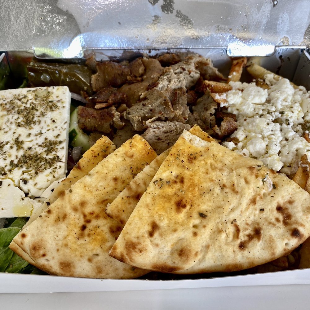 Jersey gyros - Lamb Gyro Paketo Platter with salad, Greek fries and pita bread - Greek Near Me - Lodi, New Jersey Jersey gyros - Lamb Gyro Paketo Platter with salad, Greek fries and pita bread - Greek Near Me - Lodi, New Jersey