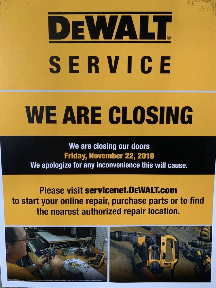 DEWALT FACTORY SERVICE Updated September 2024 5999 Crawfordsville