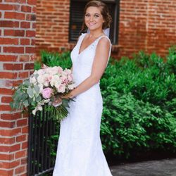 Bride's Bouquet - ABBY wearing #MaggieSotteroDesigns