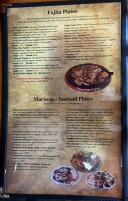 Menu photo 2 La Hacienda De Los Reyes Watts, OK Menu photo 2 La Hacienda De Los Reyes Watts, OK