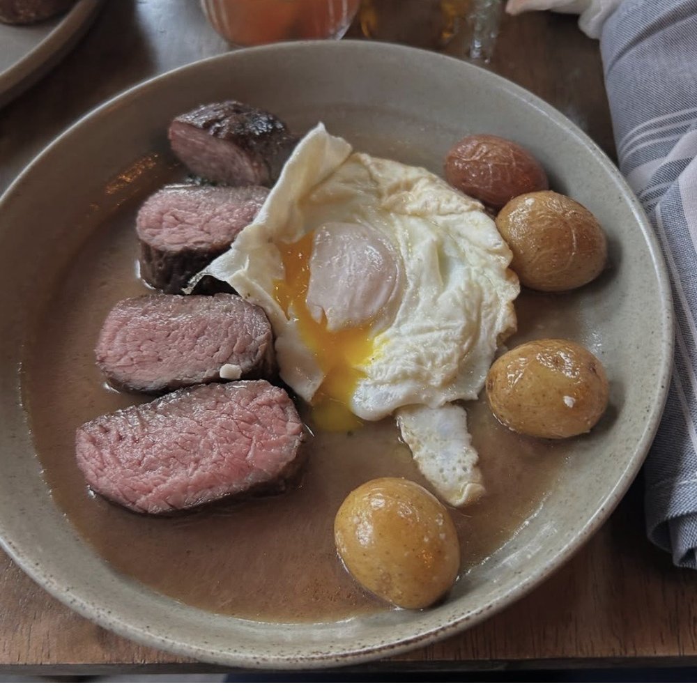 Steak and Sunny Steak and Sunny