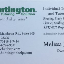 Huntington Learning Center Charlotte - Contact Us Now!