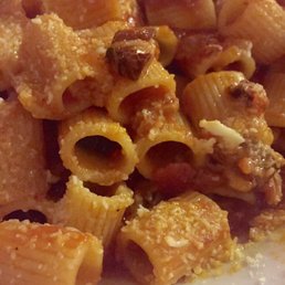 Pasta al Amitriciana. Pasta wasn't fresh and that was a bummer. Pasta al Amitriciana. Pasta wasn't fresh and that was a bummer.