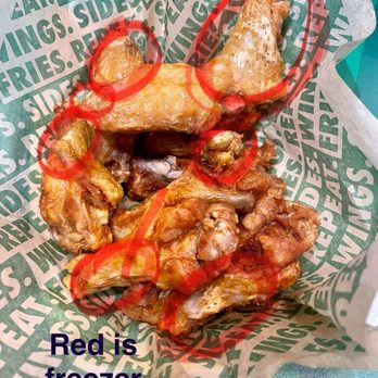 Wingstop - Plain - see all that freezer burn? There's more underneath. - Chicken Wings Near Me - Rancho Santa Margarita, California Wingstop - Plain - see all that freezer burn? There's more underneath. - Chicken Wings Near Me - Rancho Santa Margarita, California