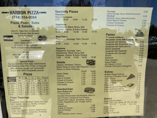 Menu photo 4 Harbor Pizza & More Garden Grove, CA Menu photo 4 Harbor Pizza & More Garden Grove, CA