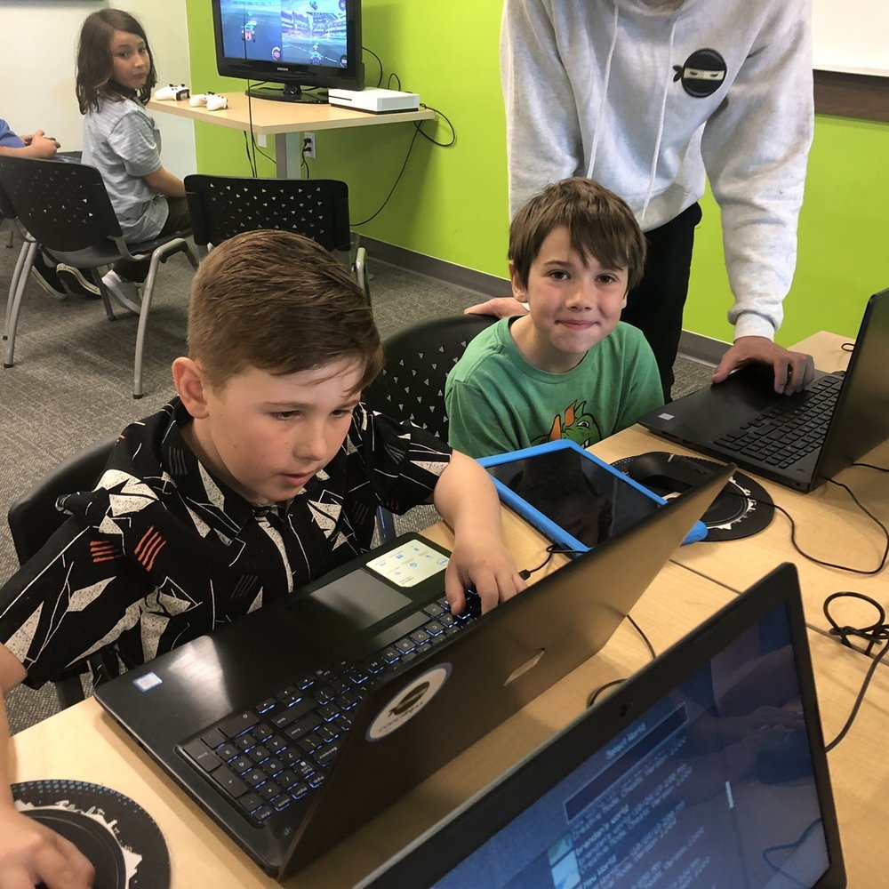 Code Ninjas - Beau and Braeden gaming! - Day Camps Near Me - Encinitas, California