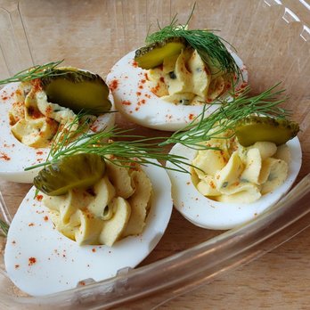 New Scenic Cafe - Deviled eggs $8 - New American Near Me - Duluth, Minnesota
