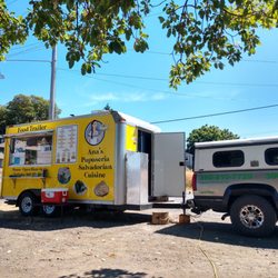 Ana’s Pupuseria - Watch for the bright yellow truck.