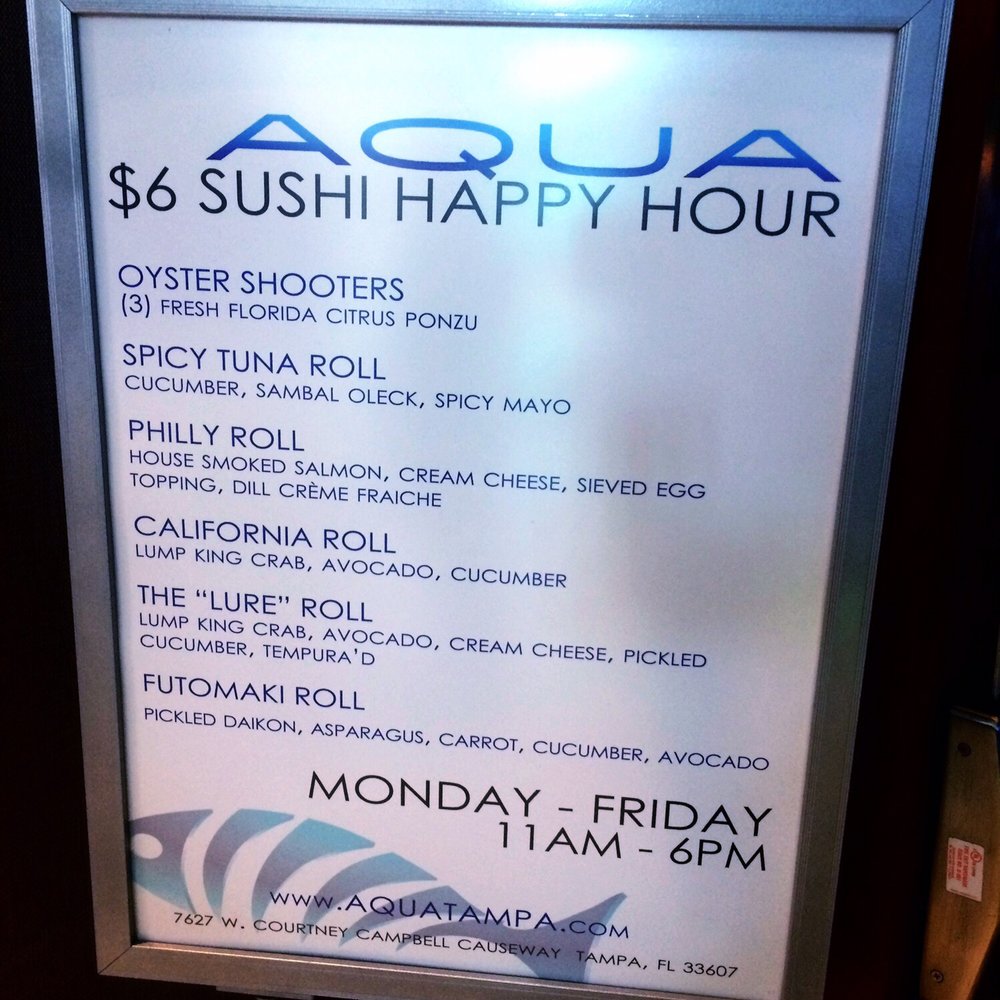 Aqua - Seafood Near Me - Tampa, Florida Aqua - Seafood Near Me - Tampa, Florida