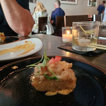 Imoto - Crispy, rice Hamachi. - Japanese Near Me - Palm Beach, Florida