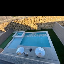 Pool designed by Wes
