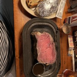 The Woodshed Restaurant - Prime Rib the large cut