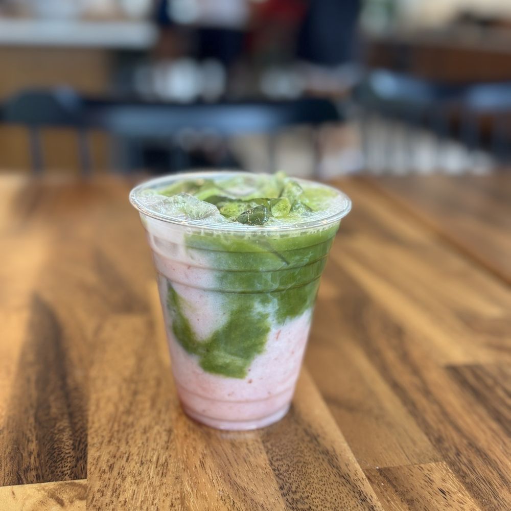 Iced Strawberry Matcha