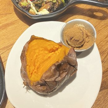 Outback Steakhouse - Brussels and a sweet potato. - Steakhouses Near Me - Charlotte, North Carolina Outback Steakhouse - Brussels and a sweet potato. - Steakhouses Near Me - Charlotte, North Carolina