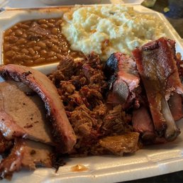 Three meat dinner