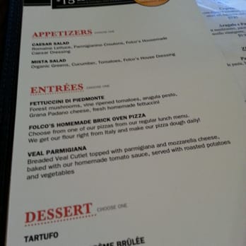 Folco's Ristorante - Savour York Region Lunch $15!! - Italian Near Me - Markham, Ontario