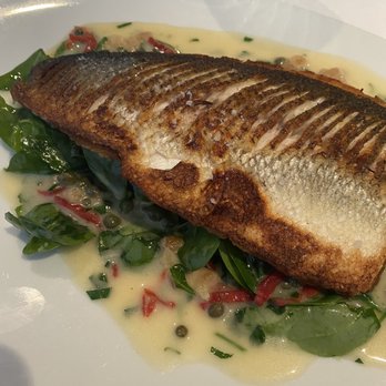 Maison Blanche - Crispy and delicious sea bass - French Near Me - Longboat Key, Florida