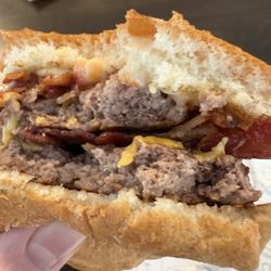 Wendy's - Midsection of Double Baconator