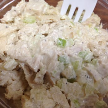 Hot Bagels Abroad - Chicken salad (just ok, not the best of the salads). - Bagels Near Me - Clifton, New Jersey