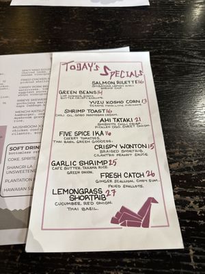 Menu photo 3 Little Plum Honolulu, HI