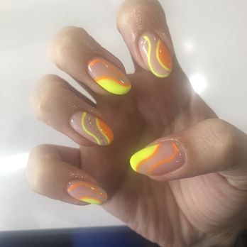 Serenity Nail Lounge - Gel mani and design on natural nails - Nail Salons Near Me - Los Angeles, California