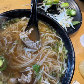 Viet Nom - Pho with the accompaniments - Vietnamese Near Me - San Diego, California