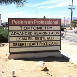 Slaugh Pedersen & Associates Optometry - Front Sign on HWY 62