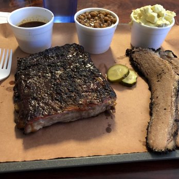 Maybells BBQ - 2 meat plate complete with sides. - Barbeque Near Me - Murrieta, California