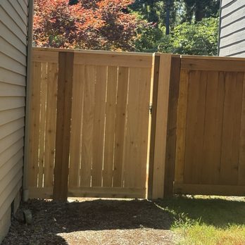 Daniels Custom Fences Decks & Construction - Front of gate - Fences & Gates Near Me Daniels Custom Fences Decks & Construction - Front of gate - Fences & Gates Near Me