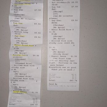 Real Thai Restaurant - Didn't have a chance to take food pics but here's what we ordered - Thai Near Me - Chicago, Illinois