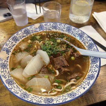 Noodle Dynasty - beef brisket noodle soup with thick noodles - Chinese Near Me - Berkeley, California