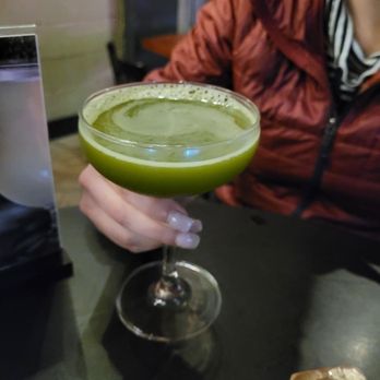Ginger's Revenge - A green matcha mocktail - Breweries Near Me - Asheville, North Carolina Ginger's Revenge - A green matcha mocktail - Breweries Near Me - Asheville, North Carolina