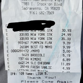 Costco - Name of person with the worst customer service today - Grocery Near Me - Sacramento, California