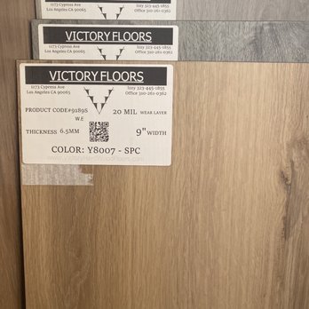 Victory Floors and Construction - Many color options in the range and category I was in. - Flooring Near Me - Los Angeles, California