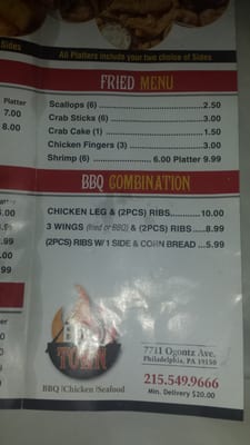 Menu photo 6 BBQ Town Philadelphia, PA