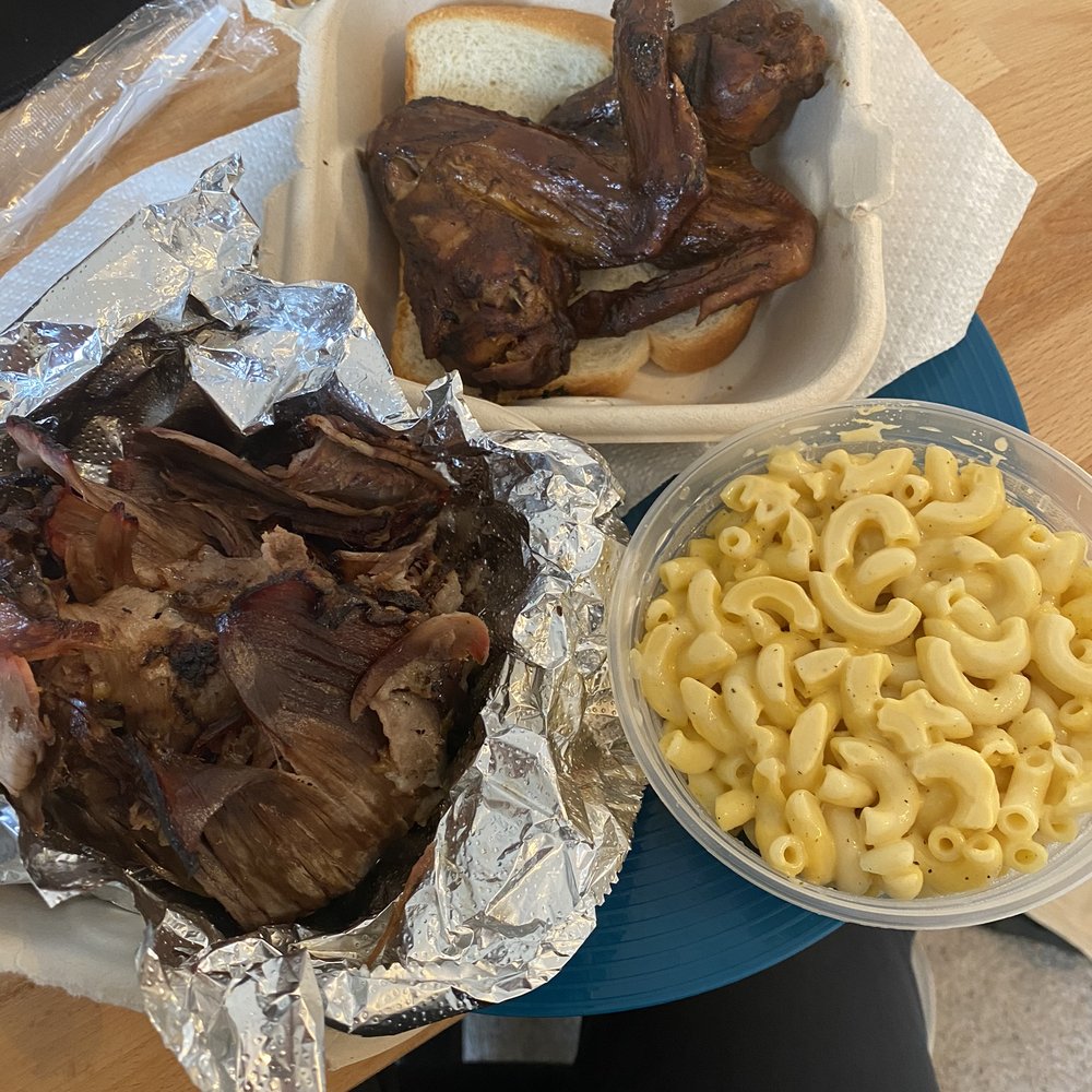 Brisket, Smoked Wings, Mac n Cheese