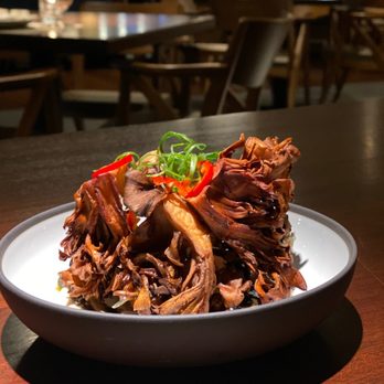 Bludorn - Mushroom salad - New American Near Me - Houston, Texas