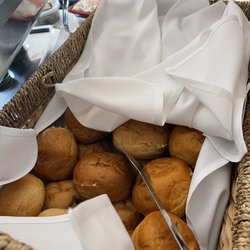 A Catered Affaire - Slider buns presented in a wicker basket