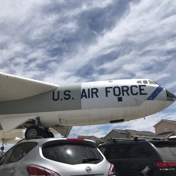 Lowry Beer Garden - B-52 parked out front!! - Burgers Near Me - Denver, Colorado