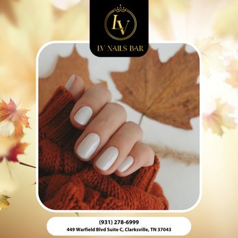 Lv Nails Bar - Warm tones and cozy designs bring autumn to your fingertips. Nails that match the beauty of the season. Book today - Nail Salons Near Me - Clarksville, Tennessee Lv Nails Bar - Warm tones and cozy designs bring autumn to your fingertips. Nails that match the beauty of the season. Book today - Nail Salons Near Me - Clarksville, Tennessee