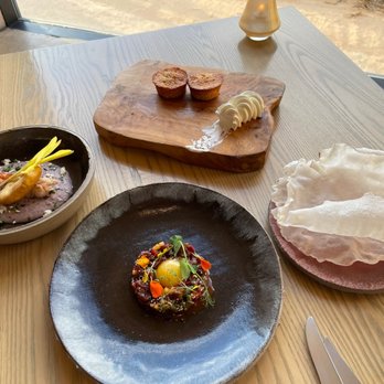 Amangiri - Elk Tartare. The cornbread yall... omg - Resorts Near Me - Canyon Point, Utah Amangiri - Elk Tartare. The cornbread yall... omg - Resorts Near Me - Canyon Point, Utah