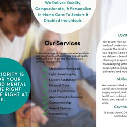 Enhance Home Care Services - Our service brochure!