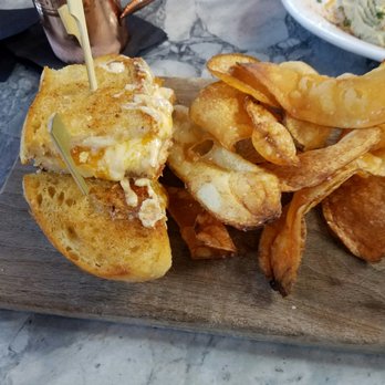 The Ice Plant - The grilled cheese with apricot jam and hand cut chips - Cocktail Bars Near Me - St. Augustine, Florida The Ice Plant - The grilled cheese with apricot jam and hand cut chips - Cocktail Bars Near Me - St. Augustine, Florida