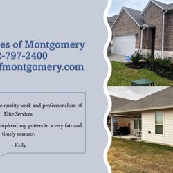 Elite Services of Montgomery - New gutter customer review